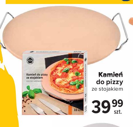 Kamień do pizzy ze stojakiem 33 cm Konighoffer promocja