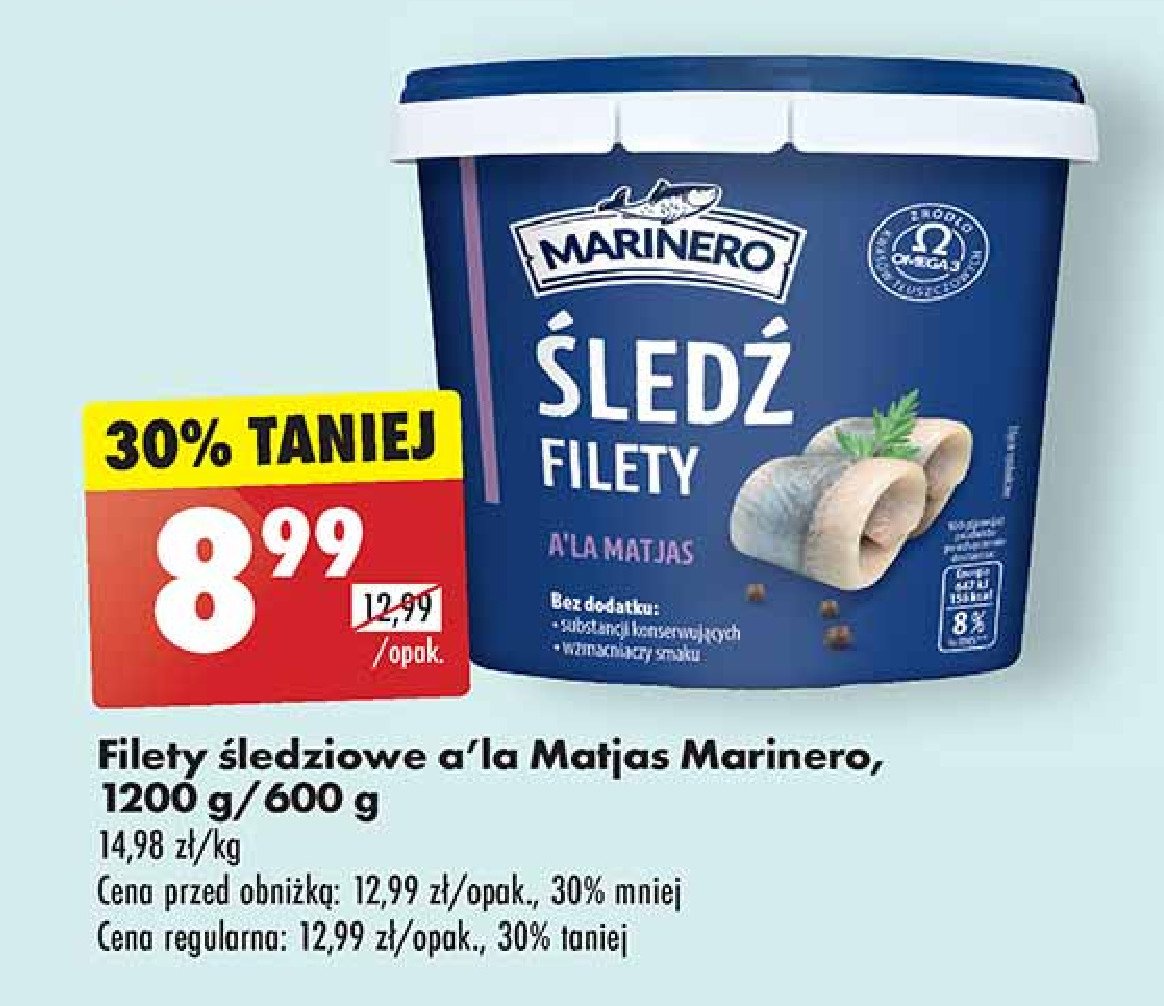 Filety śledziowe a'la matjas Marinero promocja