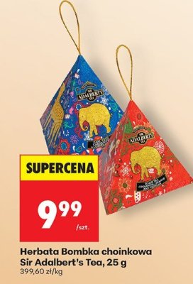 Herbata Bombka choinkowa Sir Adalbert's Tea promocja w Biedronka