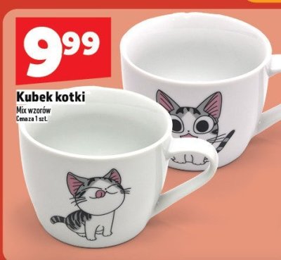 Kubek kotki Mix wzorów promocja w TOPAZ