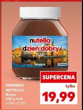Nutella - krem czekoladowo-orzechowy promocja