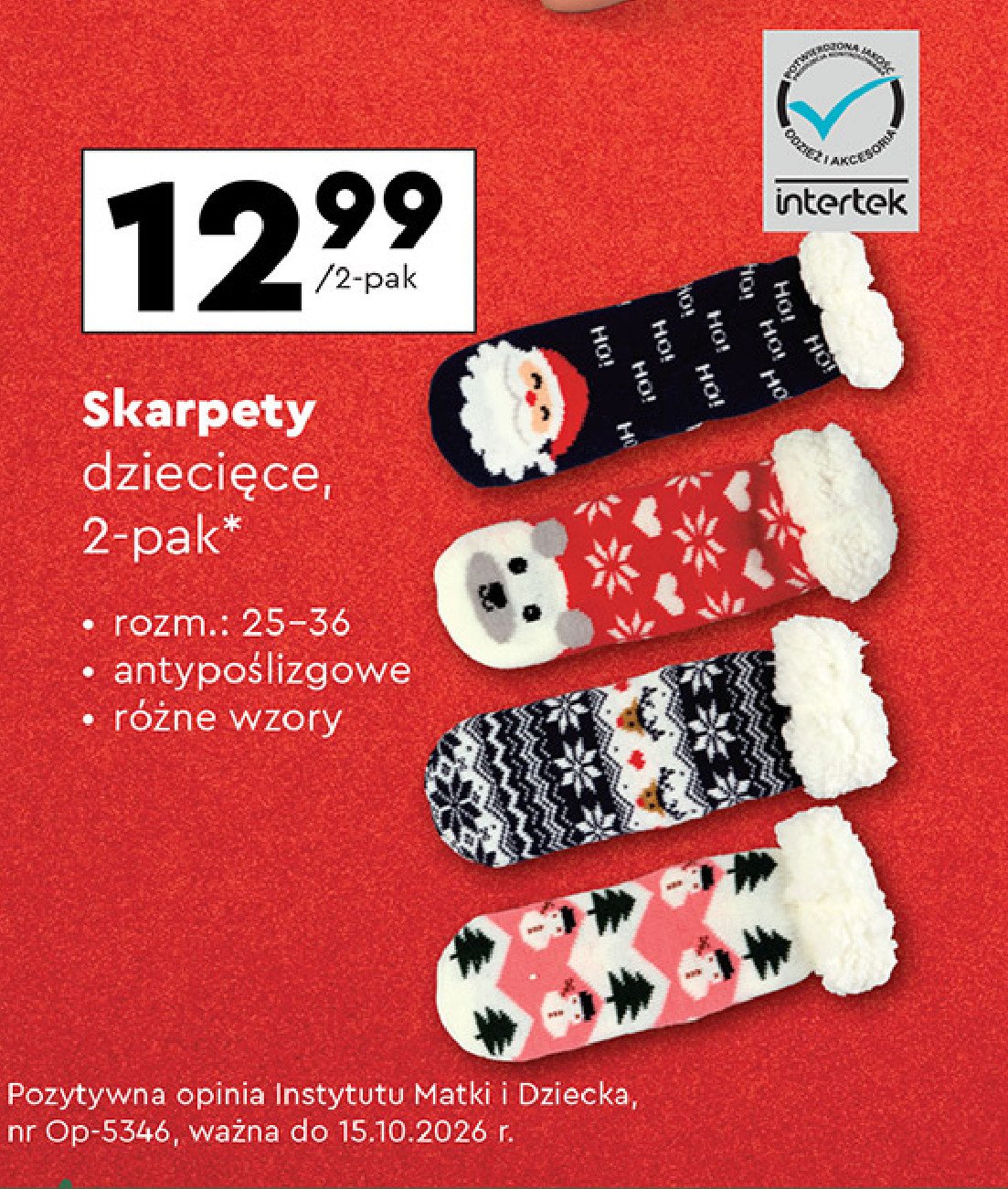 Skarpety dziecięce 25-36 Cleve promocja