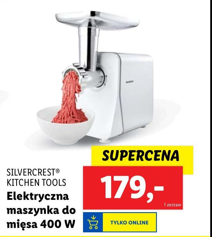 Maszynka do mielenia mięsa 400 w Silvercrest promocja