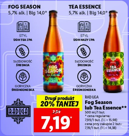 Piwo Raduga fog season promocja