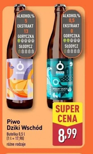 Piwo Dziki wschód wolny duch promocja