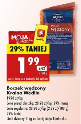 Boczek w臋dzony Kraina w臋dlin promocja