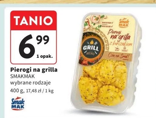 Pierogi na grilla z kurczakiem na ostro Smak mak promocja