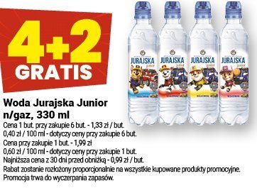Woda Jurajska Junior n/gaz, 330 ml promocja w Twój Market