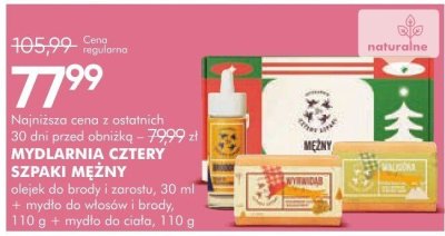 Zestaw kosmetyków MYDLARNIA CZTERY SZPAKI MĘŻNY promocja w Super-Pharm