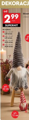 Skrzat dekoracyjny 45 cm promocja w Biedronka