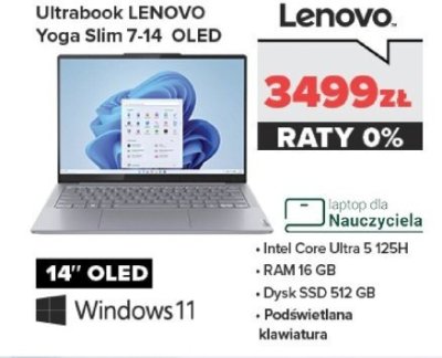 Ultrabook Yoga Slim 7-14 OLED promocja w NEONET