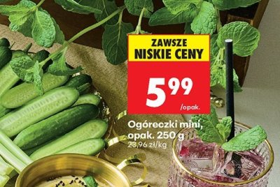 Ogóreczki mini promocja w Biedronka