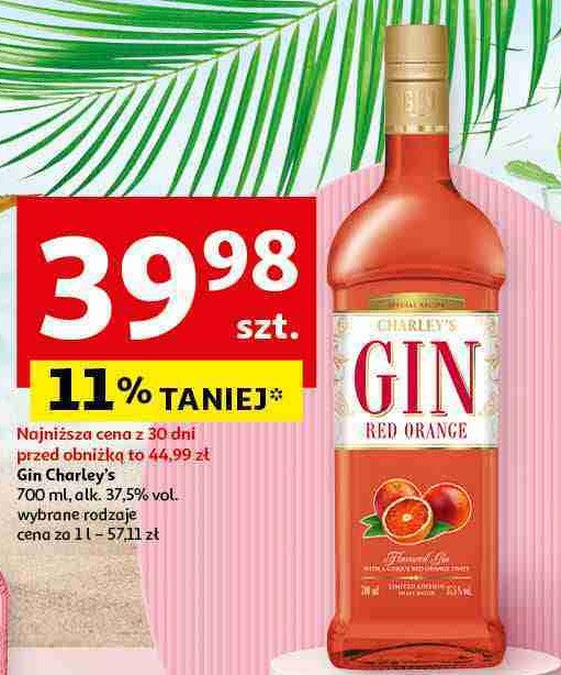 Gin Charley's red orange promocja