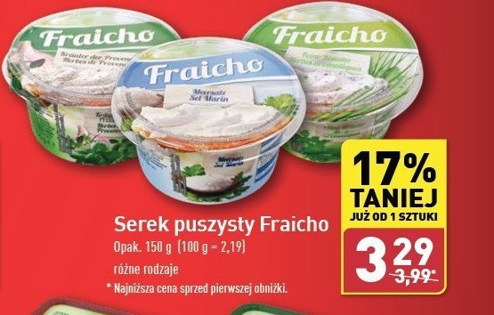 Serek twarogowy naturalny LE COQ DE FRANCE FRAICHO promocja