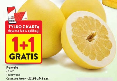 Pomelo białe, czerwone promocja w Intermarche