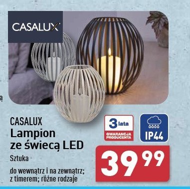 Lampion led Casalux promocja w Aldi