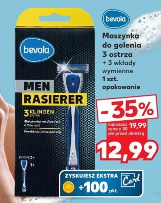 Maszynka do golenia 3 ostrza + 3 wkłady wymienne 1 szt. promocja w Kaufland