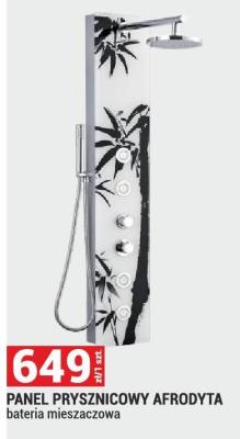 Panel prysznicowy AFRODYTA bateria mieszaczowa promocja w Merkury Market