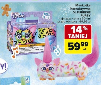 Maskotka interaktywna DJ FURBISIE Furby promocja w Carrefour
