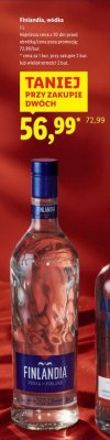 Wódka Finlandia 1 l promocja w Lidl