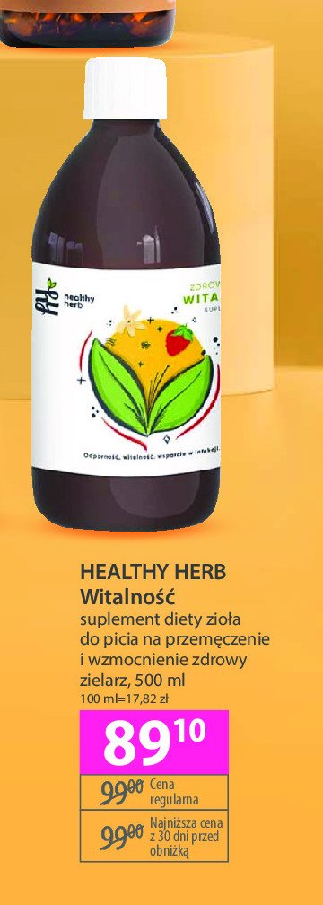 Sumplement witalność Healthy herb promocja