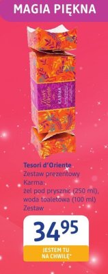 Zestaw prezentowy Karma Tesori d'Oriente żel pod prysznic 250 ml woda toaletowa 100 ml promocja w Drogerie DM