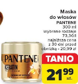 Maska do włosów intensywna regeneracja Pantene pro-v promocja