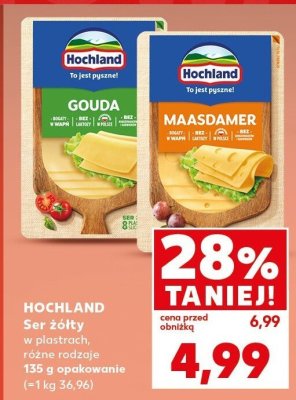 Ser żółty w plastrach 135 g różne rodzaje promocja w Kaufland