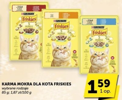 Karma mokra dla kota Friskies promocja w Groszek