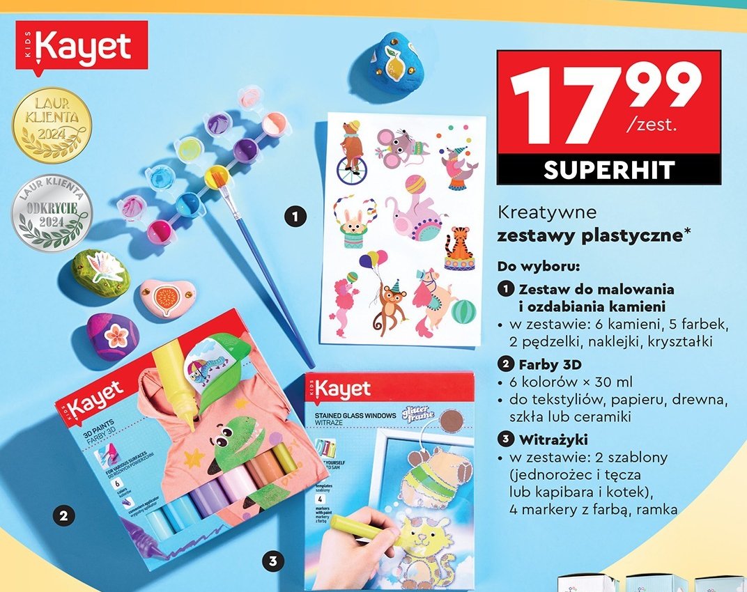 Witra偶yki do malowania Kayet promocja