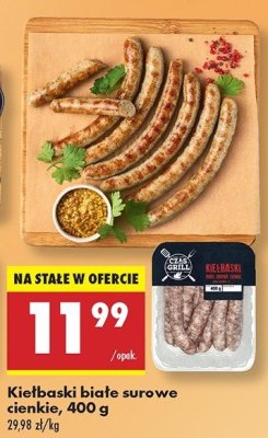 Kiełbaski białe surowe Czas na grill promocja