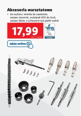 Zestaw otwornic Parkside promocja