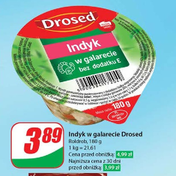 Indyk w galarecie Drosed promocja