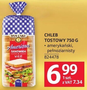 Chleb tostowy 750 g promocja w Selgros