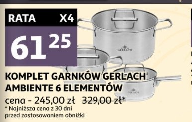 Komplet garnków ambiente Gerlach promocja