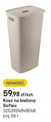 Kosz na bieliznę Softex promocja w Castorama