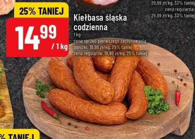Kiełbasa śląska codzienna promocja w POLOmarket