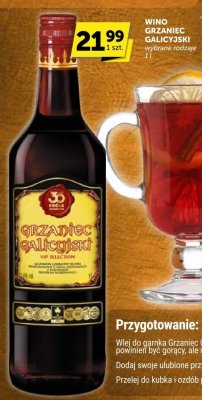 Wino Grzaniec Galicyjski promocja w Euro Sklep