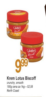 Krem crunchy Lotus biscoff promocja