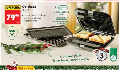 Opiekacz 3 w 1 promocja w Biedronka