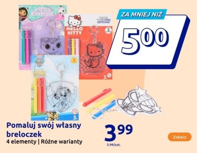 Pomaluj swój własny breloczek Action promocja w Action