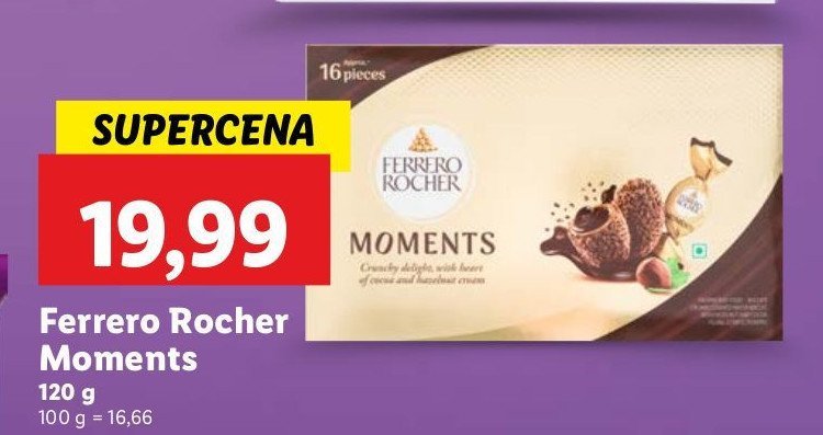 Praliny moments Ferrero rocher promocja