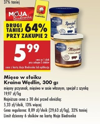 Mięsny przysmak Kraina wędlin promocja