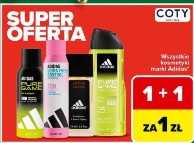 Dezodorant wszystkie kosmetyki marki Adidas promocja w Carrefour