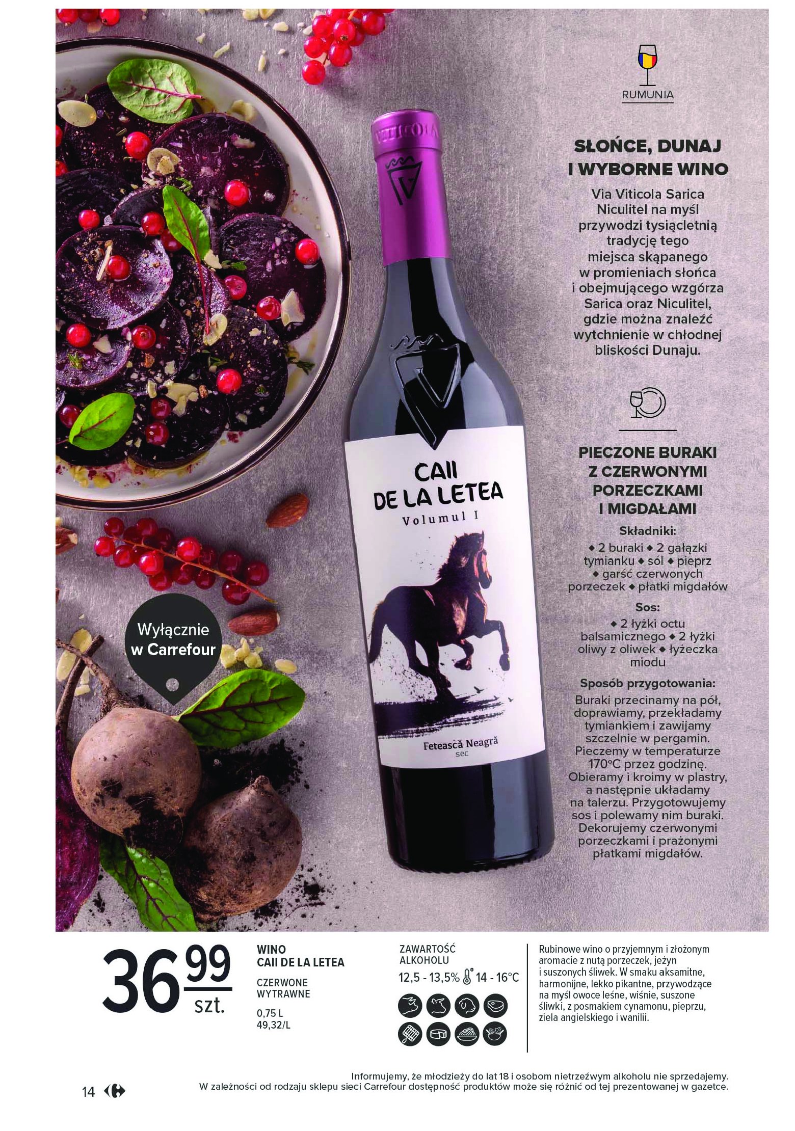 Wino Cam de la letea promocja