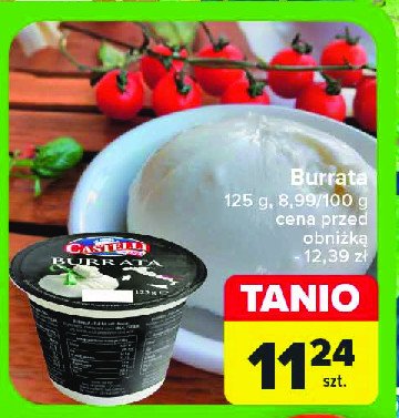 Ser burrata Castelli promocja