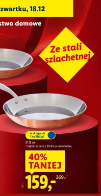Patelnia premium z powłoką miedzianą SilverCrest ⌀ 28 cm promocja w Lidl