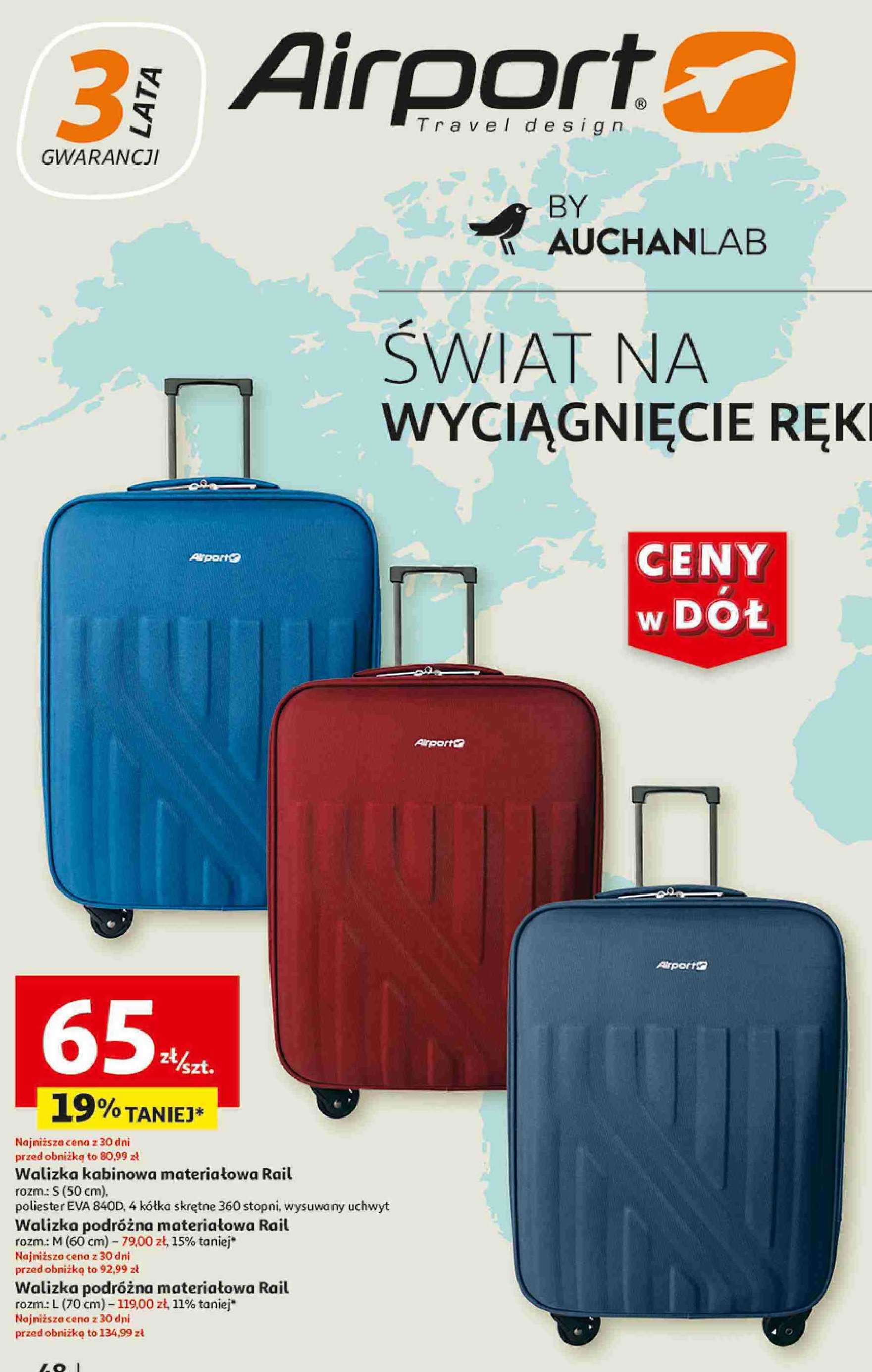 Walizka rail 50 cm Airport promocja