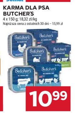 Karma z kurczakiem i wo艂owin膮 Butcher's promocja