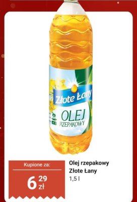 Olej rzepakowy 1,5 l promocja w Dino